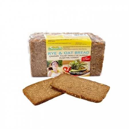Mestemacher Yulaf-Çavdar & Ruşeymli Tam Tahıl Ekmeği - 500 gr