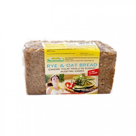 Mestemacher Yulaf-Çavdar & Ruşeymli Tam Tahıl Ekmeği - 500 gr
