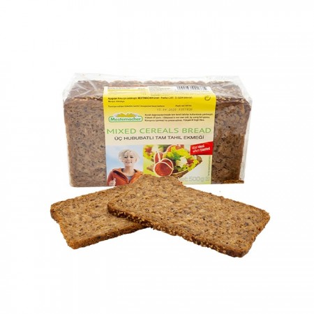 Mestemacher Üç Hububatlı Tam Tahıl Ekmeği - 500 gr