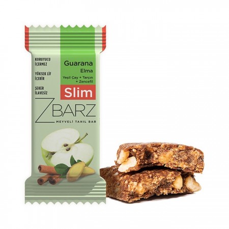 Zbarz Slim Guarana Elma Bar - 35 gr