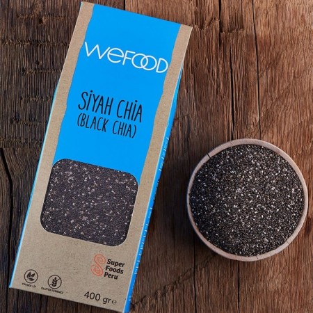 Wefood Siyah Chia - 400 gr