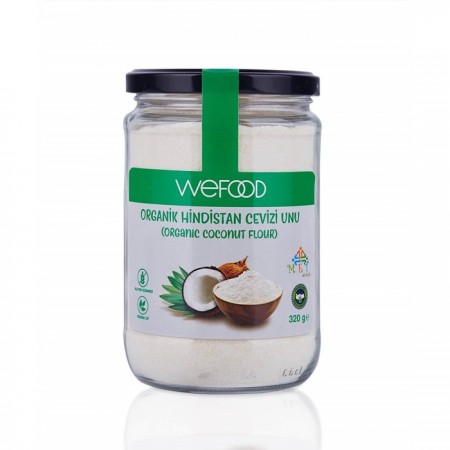 Wefood Organik Glutensiz Hindistan Cevizi Unu (Organik Sertifikalı) - 320 gr