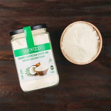 Wefood Organik Glutensiz Hindistan Cevizi Unu (Organik Sertifikalı) - 320 gr