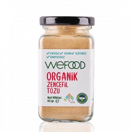 Wefood Organik Zencefil Tozu - 65 gr
