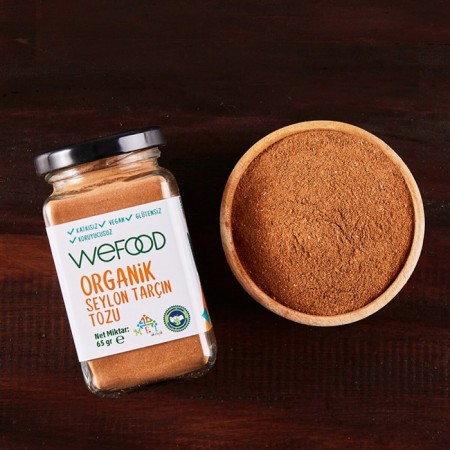 Wefood Organik Tarçın Tozu - 65 gr