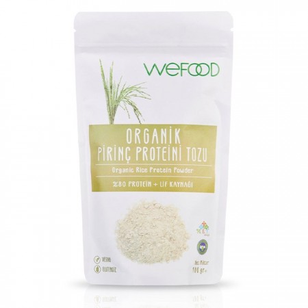 Wefood Organik Pirinç Proteini Tozu - 100 gr