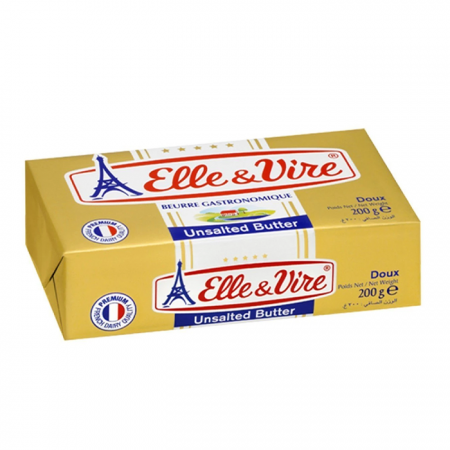 Elle&Vire Tereyağ-Tuzsuz - 200 gr