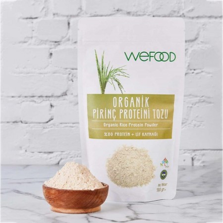 Wefood Organik Pirinç Proteini Tozu - 100 gr