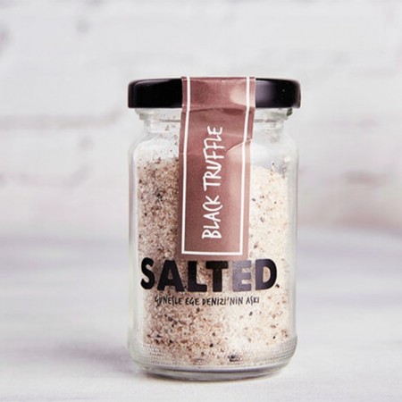 Salted Siyah Trüf Mantarlı Tuz - 70 gr
