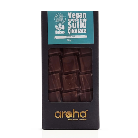 Aroha Vegan Sütlü Çikolata  - 80 gr