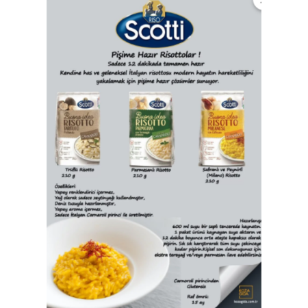 Scotti Risotto Trüflü - 210 gr