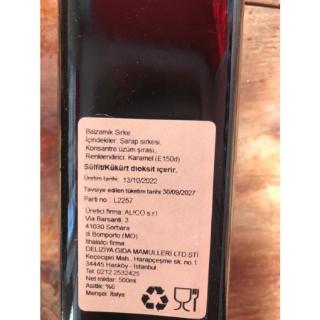 Fattoria Estence Balzamik Sirke - 500 ml