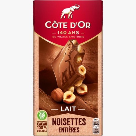 Cote d'Or Fındıklı Sütlü  Belçika Çikolatası - 180 gr