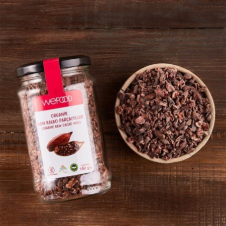 Wefood Organik Ham Kakao Parçacıkları (Kakao Nibs) - 150 gr