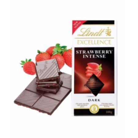 Lindt Excellence Çilekli Bitter Çikolata 100 gr - 1