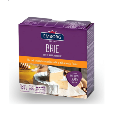 Emborg Tam Yağlı Brie Peyniri - 125 gr