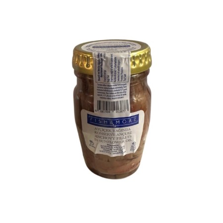  Ayçiçek Yağında Konserve Ançüez - 80 gr