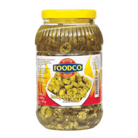Foodco Dilimli Jalapeno Biber Turşusu - 3 kg