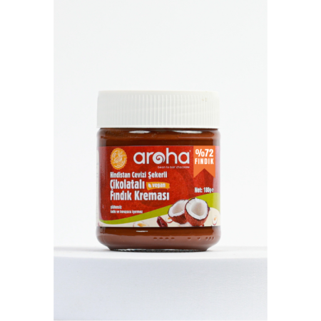 Aroha Hindistan Cevizi Şekerli Çikolatalı Fındık Kreması - 180 gr