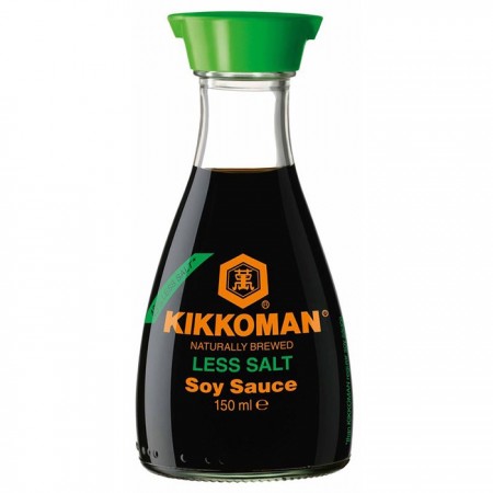Kikkoman Soya Sosu - Oval Şişe - Az Tuzlu - 1 lt